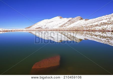 Autumn season in  Kackar Mountains in the Black Sea region of Turkey. Beautiful mountains landscape.