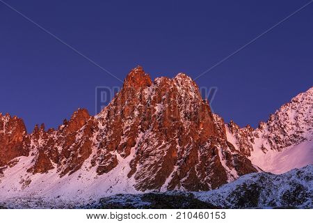 Autumn season in  Kackar Mountains in the Black Sea region of Turkey. Beautiful mountains landscape.