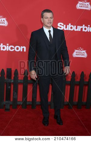 LOS ANGELES - OCT 22:  Matt Damon at the 