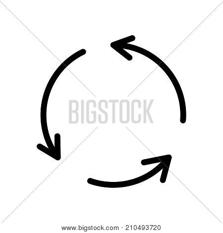 Arrow flat icon. Single igh quality outline menu pictograms in modern flat style. Black information symbol for web design and mobile app on white background. Arrow line logo.