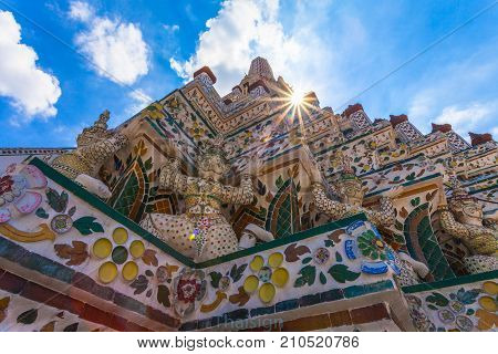 Wat Arun The Temple Of Dawn In Bangkok, Thailand
