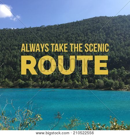 Inspirational motivational quote 