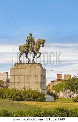 Aparicio Saravia Sculpture, Montevideo, Uruguay