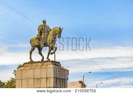 Aparicio Saravia Sculpture, Montevideo, Uruguay