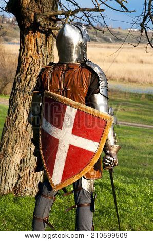 Knight Holding His Sword