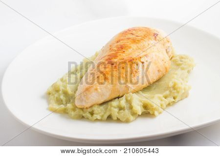 Chicken Fillet With Sweet Potato Puree