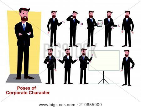 Corporate Character_in Suite_with Beard.eps