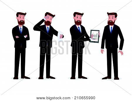 Busineman Character_in Suite_with Beard1.eps