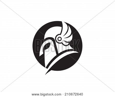 spartan helmet logo vector photo free trial bigstock