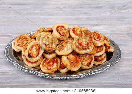 Homemade Bacon Snail Like Hawaiian Pizza