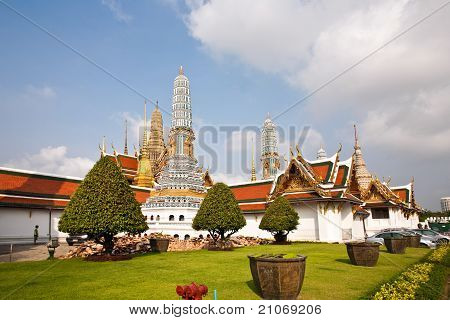 ศรีอยุธยาในพระบรมมหาราชวังในกรุงเทพมหานครในบริเวณวัดพระแก้วชื่อดัง