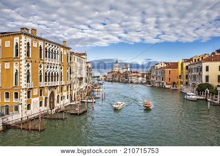 View of the Grand Canal. Venice. Italy