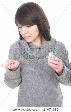 病気の女性