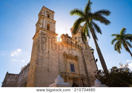 Valladolid San Gervasio church of Yucatan in Mexico