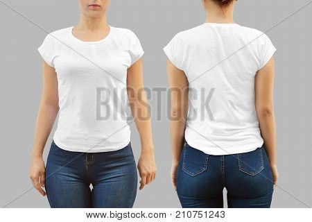 T-shirt template isolated for your print designs