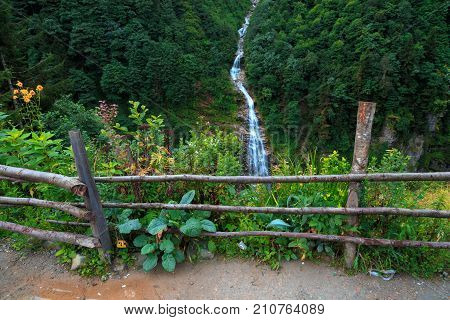 Waterfall In Ayder Plateau Rize