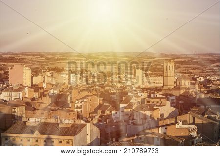 Tarrega from the park sant eloi in Lleida