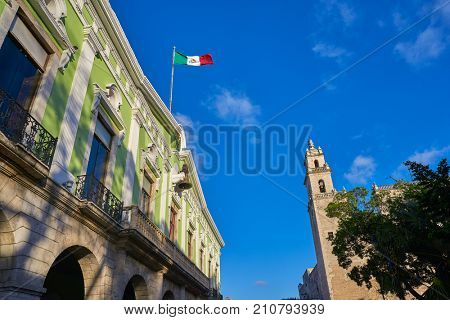 Valladolid San Gervasio church of Yucatan in Mexico