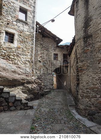 View Of Settimo Vittone Old City Centre