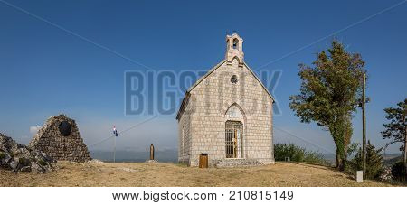 A monument to the battle for the Sinj, in which the citizens defended the city from the Ottoman army in 1715. , Croatia Europe.
