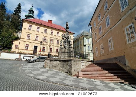 Immaculata Maria søjle Banska Stiavnica UNESCO