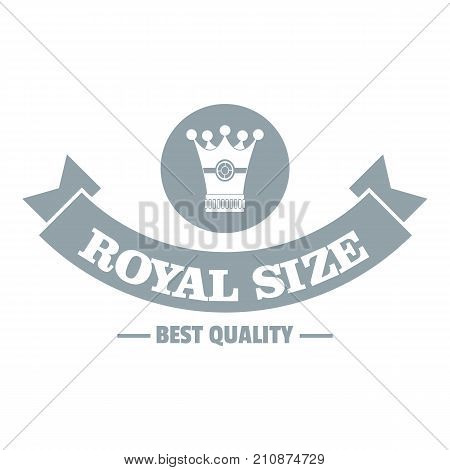 Crown decoration logo. Simple illustration of crown decoration vector logo for web