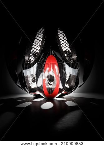 Future Technologies. Bicycle Mountain Bike Safety Helmet