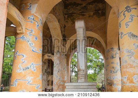 Khiem Tomb Of Tu Duc In Hue Vietnam
