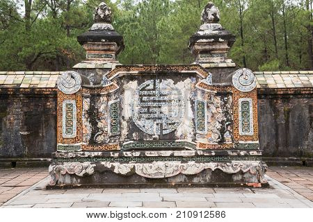 Khiem Tomb Of Tu Duc In Hue Vietnam