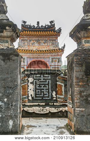 Khiem Tomb Of Tu Duc In Hue Vietnam
