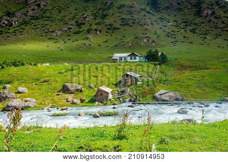 Yurt By The River, Kyrgyzstan