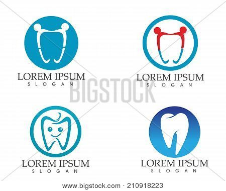 Dental Care Logo And Symbols Template Icons