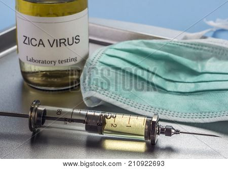 Tests for Research of ZIKA test, image conceptual