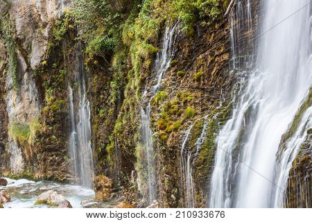 Kapuzbasi waterfall, Kayseri province, Turkey