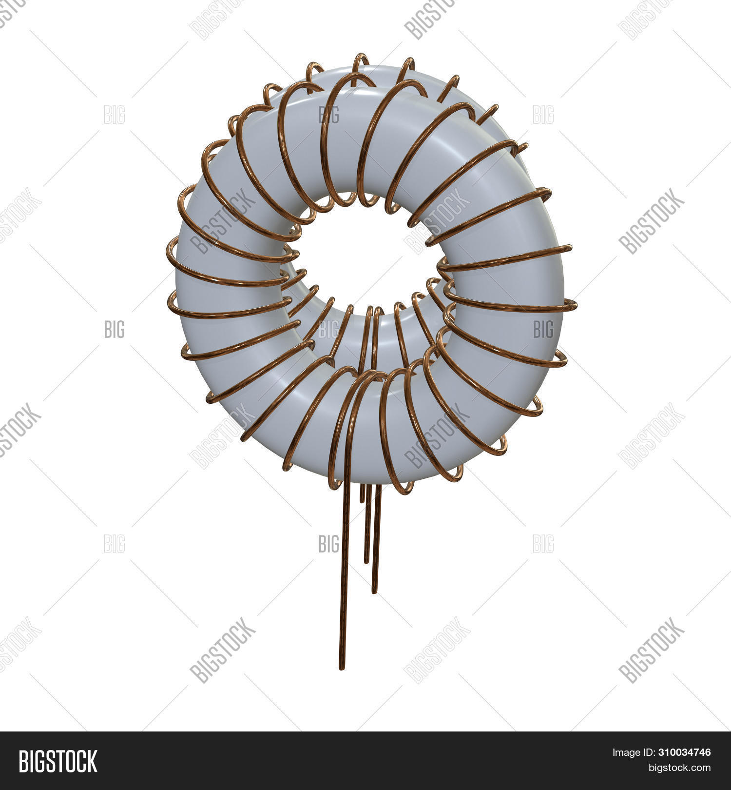 Toroidal Coil Inductor Image & Photo (Free Trial) | Bigstock
