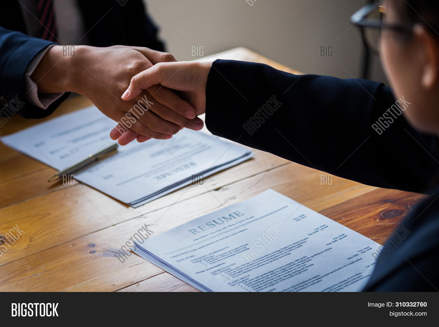 Handshake Success Job Image & Photo (Free Trial) Bigstock