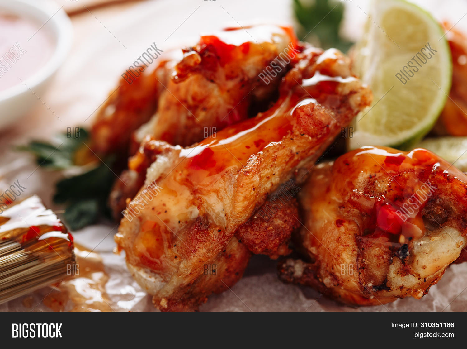 Chicken Wing Bbq Sauce Image & Photo (Free Trial) Bigstock