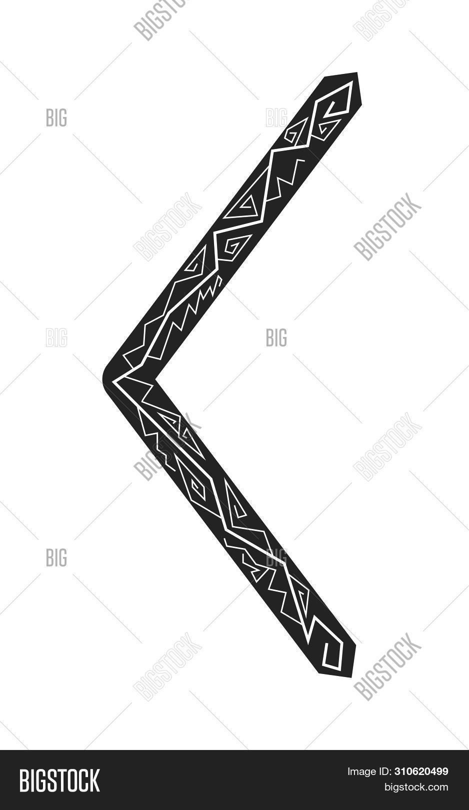 Kenaz Rune. Ancient Image & Photo (Free Trial) | Bigstock