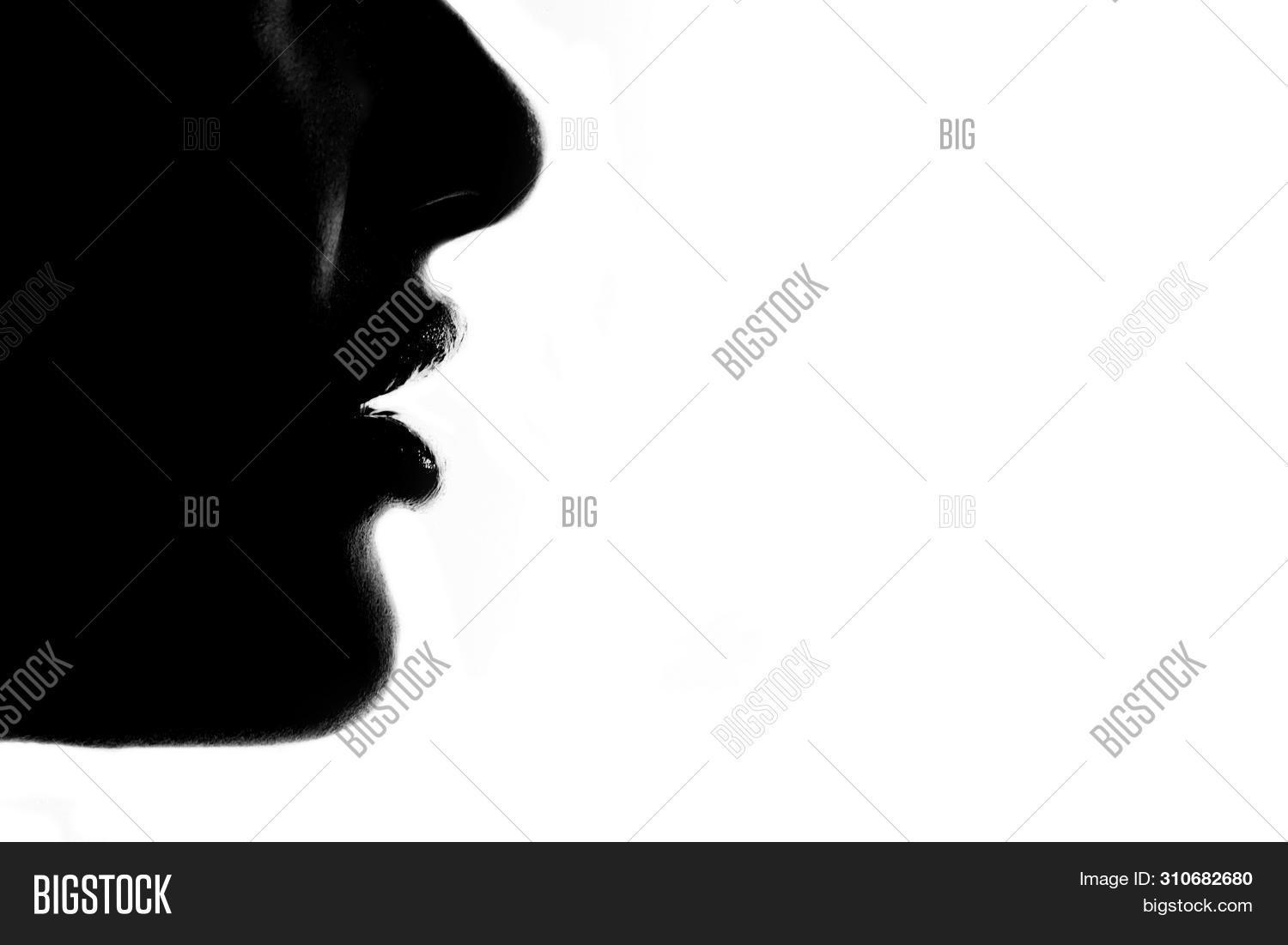 Womans Silhouette Nose Image & Photo (Free Trial) | Bigstock