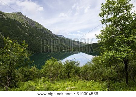 Viem On Morskie Oko From The Path To The Czarny Staw, Tatra, Poland