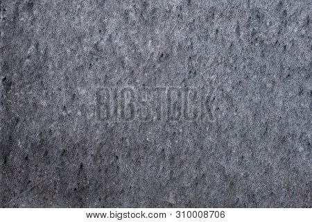 Gray Gruge Wall Surface With An Attractive Texture. Plastered Wall.