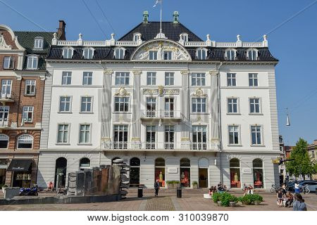 Old Traditional Building At Aarhus In Denmark