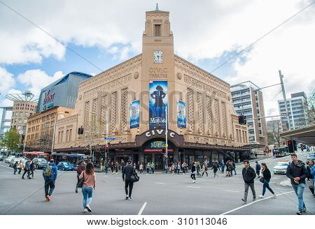 Auckland, New Zealand - September 22 2017: The Auckland Civic Theatre Is A Large Heritage Theatre Se