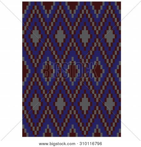 Colourful Classic Modern Argyle Seamless Print Pattern