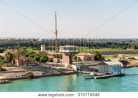 Landscape On The Suez Canal, Egypt, Africa