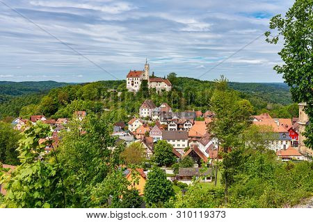 Medieval Castle Of Goessweinstein In Bavaria In Germany