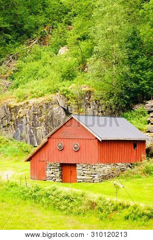 Allmannajuvet Mines Area Sauda. Norwegian National Tourist Scenic Route Ryfylke.