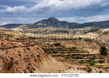 The Badlands Of Abanilla And Mahoya Near Murcia In Spain