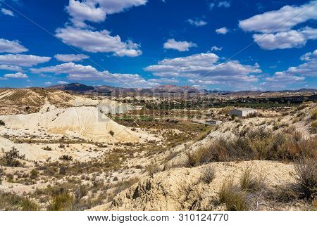 The Badlands Of Abanilla And Mahoya Near Murcia In Spain
