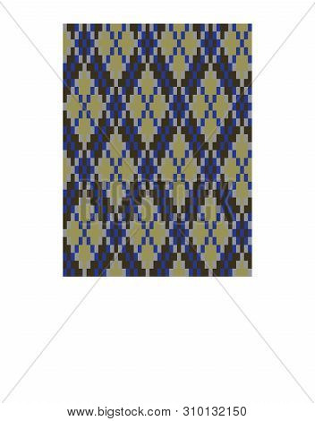 Colourful Classic Modern Argyle Seamless Print Pattern